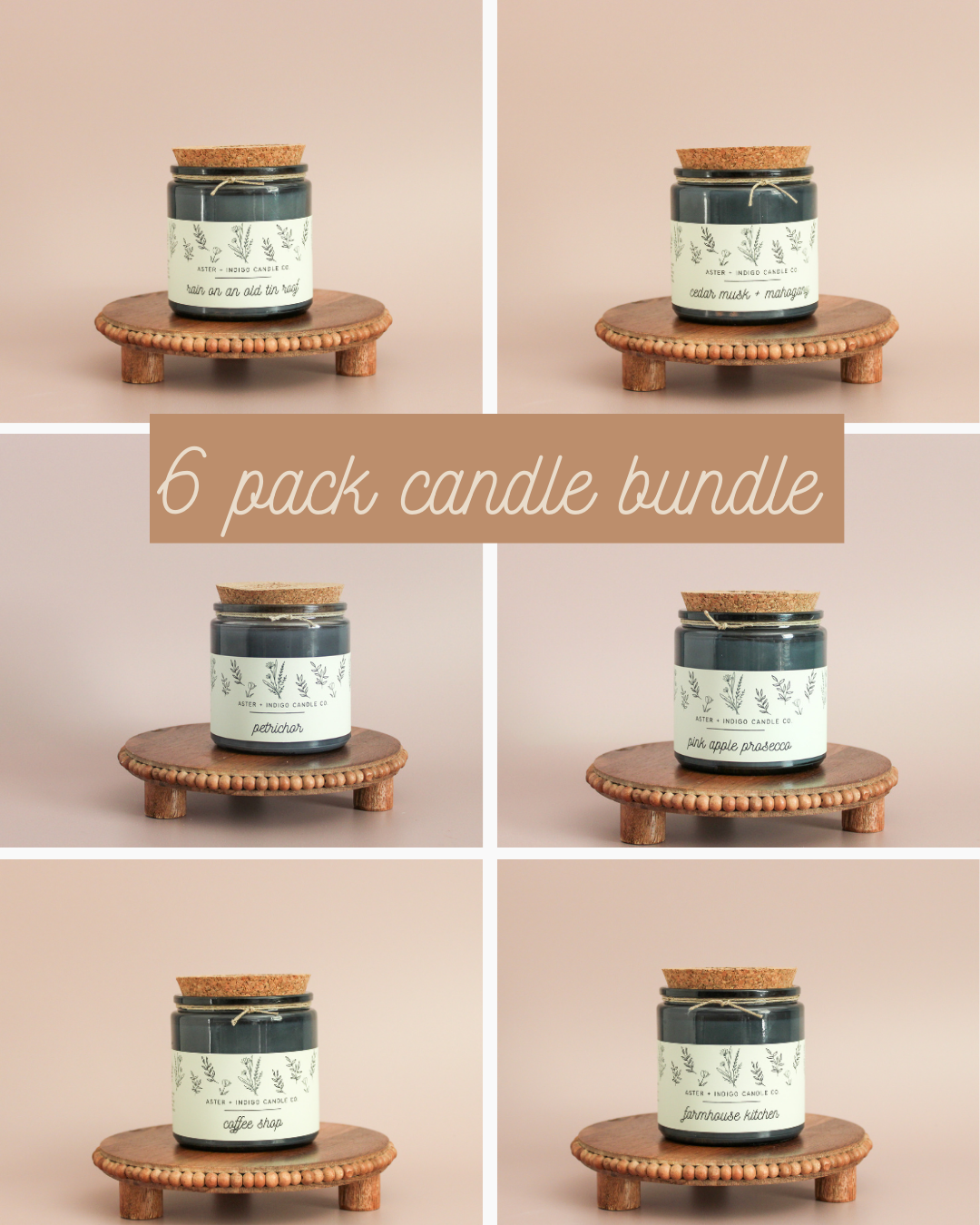 6 Pack Candle Bundle