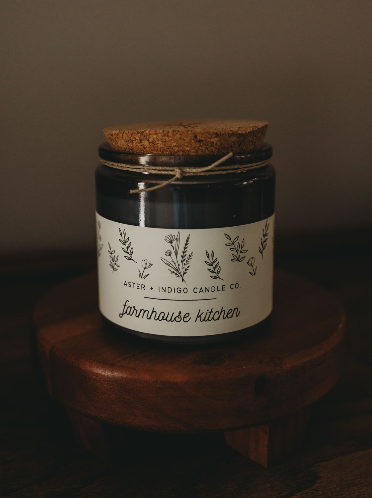 Farmhouse Kitchen Candle Aster And Indigo Candle Co Aster + Indigo